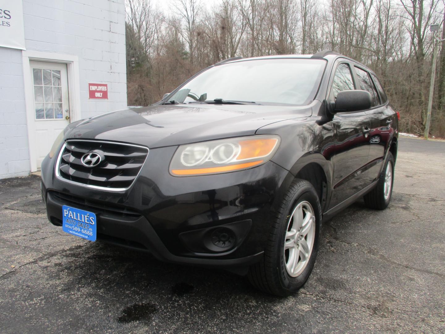 2010 BLACK Hyundai Santa Fe (5NMSG3ABXAH) , AUTOMATIC transmission, located at 540a Delsea Drive, Sewell, NJ, 08080, (856) 589-6888, 39.752560, -75.111206 - Photo#0